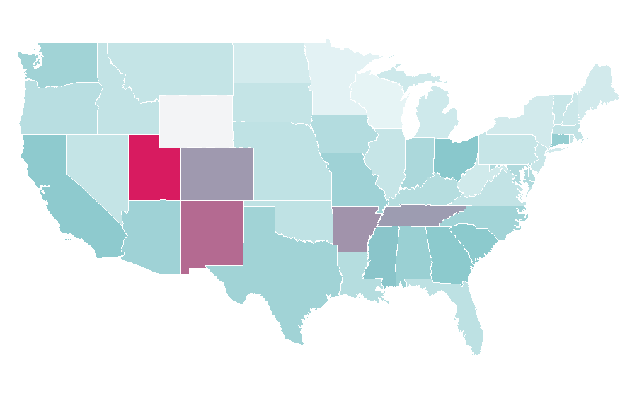 Affinity by region — a1, United States