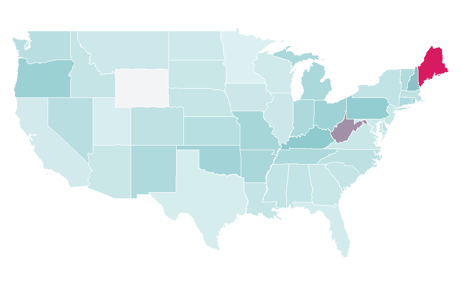 Affinity by region — Aaahh!!! Real Monsters, United States