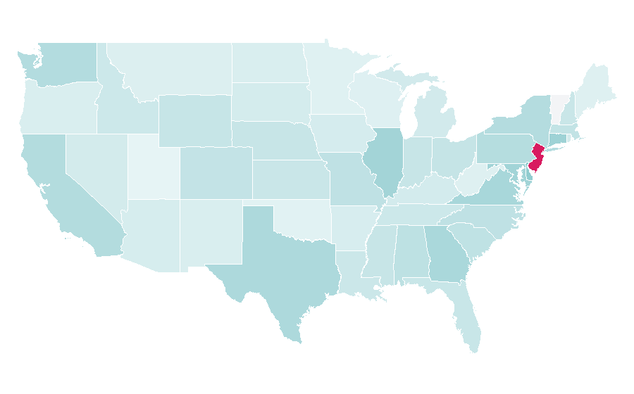 Affinity by region — Aaj Tak, United States