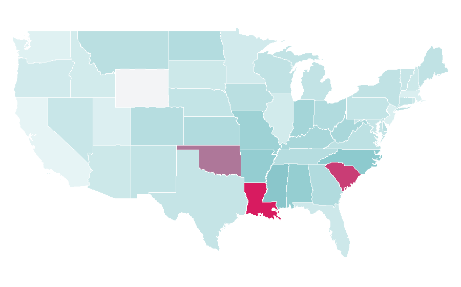 Affinity by region — A&E (TV channel), United States
