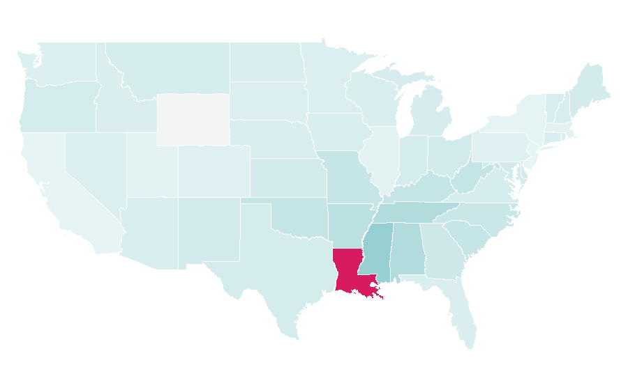 Affinity by region — Aaron Neville, United States
