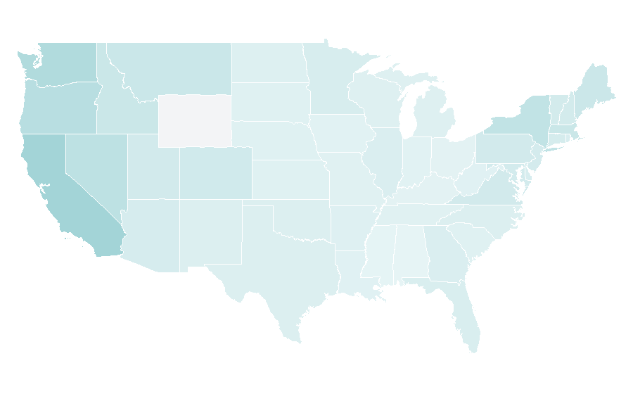 Affinity by region — Abalone, United States
