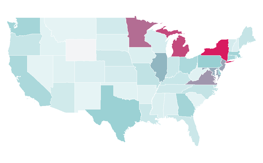 Affinity by region — Abaya, United States