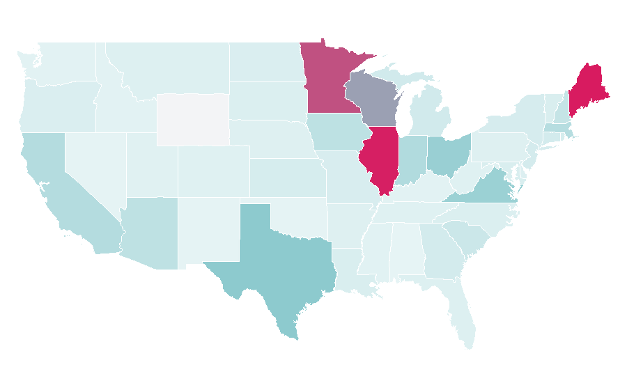 Affinity by region — Abbott Laboratories, United States