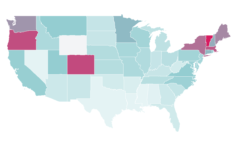 Affinity by region — Abby Wambach, United States