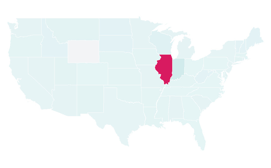 Affinity by region — ABC 7 Chicago, United States