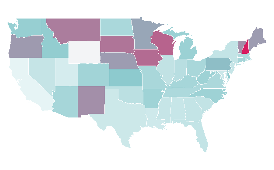 Affinity by region — ABC News, United States