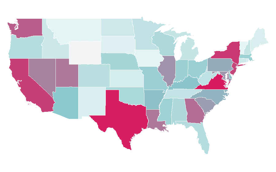 Affinity by region — About Blank, United States