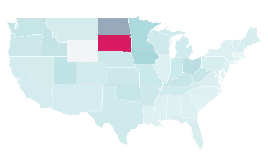 Affinity by region — Abra (rapper), United States