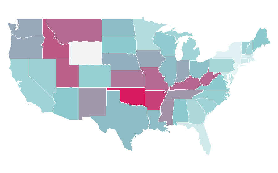 Affinity by region — Abraham Lincoln: Vampire Hunter, United States