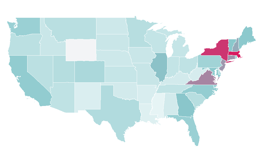 Affinity by region — Abu Dhabi, United States