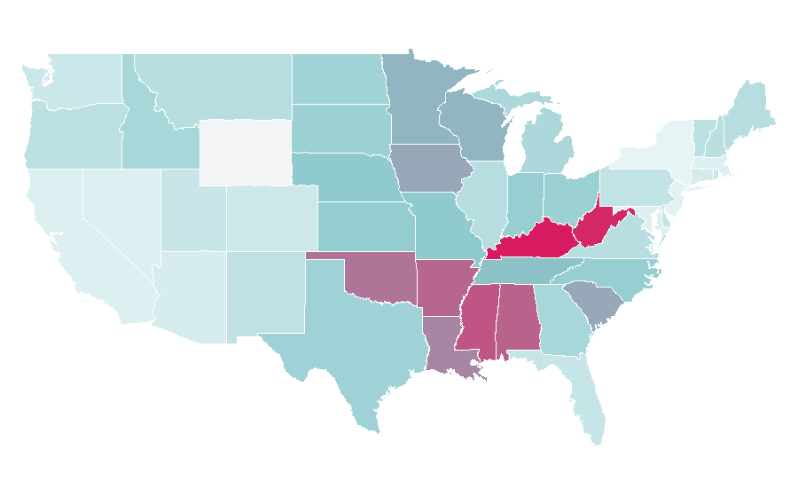Affinity by region — ABU Garcia, United States