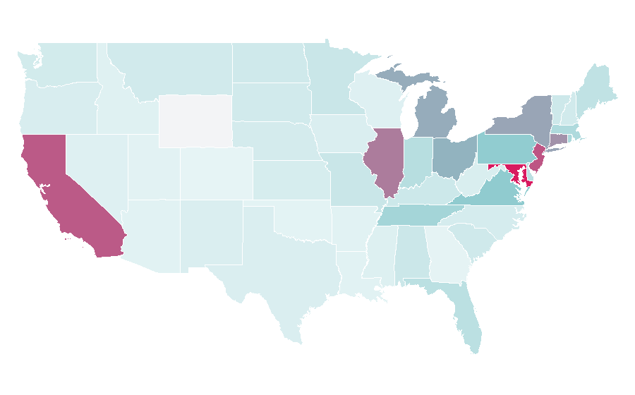 Affinity by region — Access Hollywood, United States