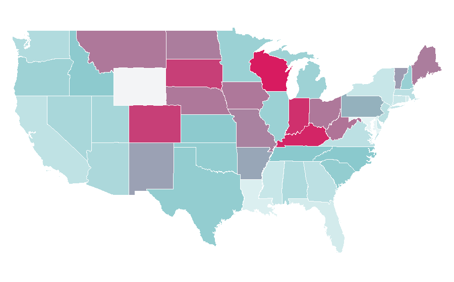 Affinity by region — AC/DC, United States