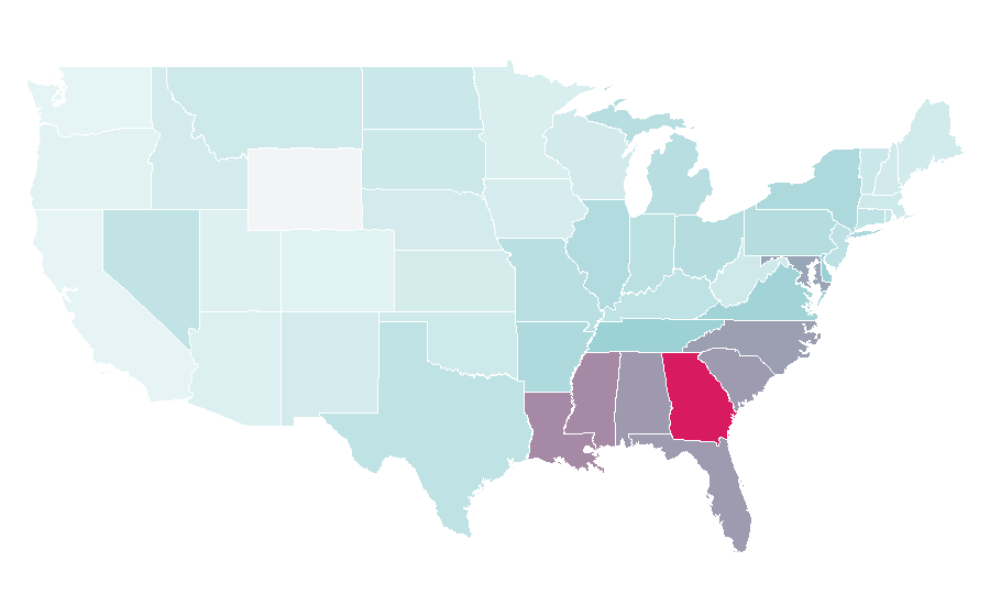 Affinity by region — Ace Hood, United States