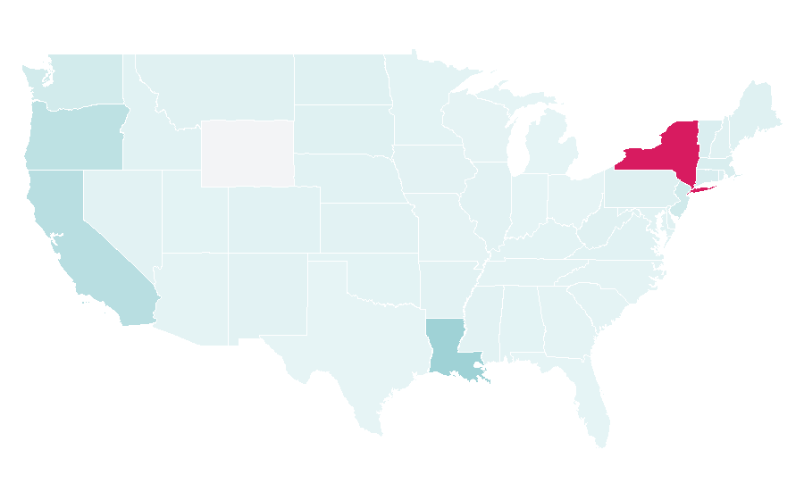 Affinity by region — Ace Hotel, United States