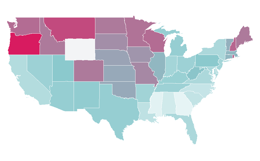 Affinity by region — Ace of Base, United States