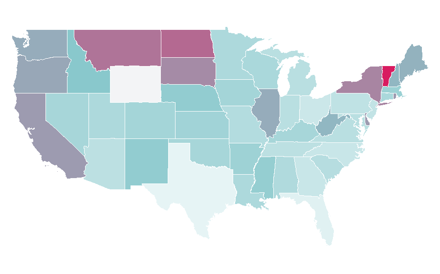 Affinity by region — Acid house, United States