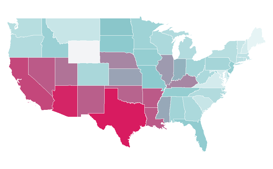 Affinity by region — acqua di giò, United States