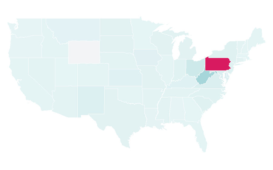 Affinity by region — Acrisure Stadium, United States
