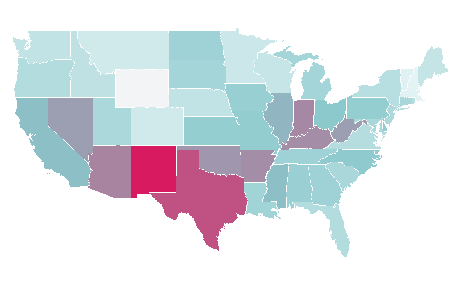 Affinité par région — Action figure, États-Unis