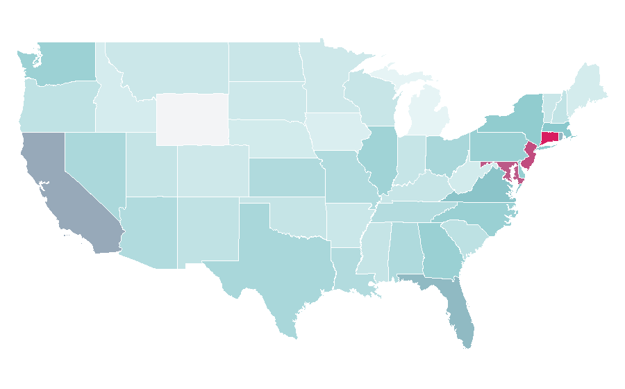 Affinity by region — Acura ILX, United States