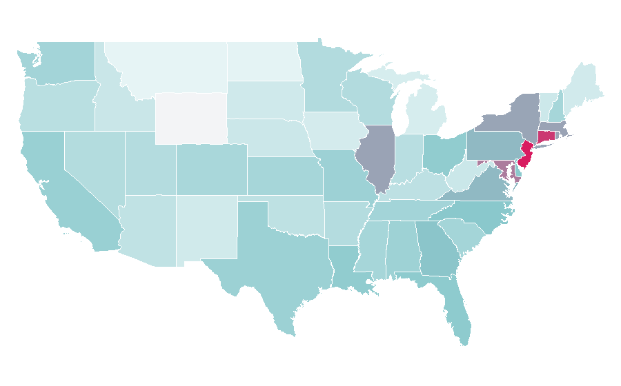 Affinity by region — Acura MDX, United States