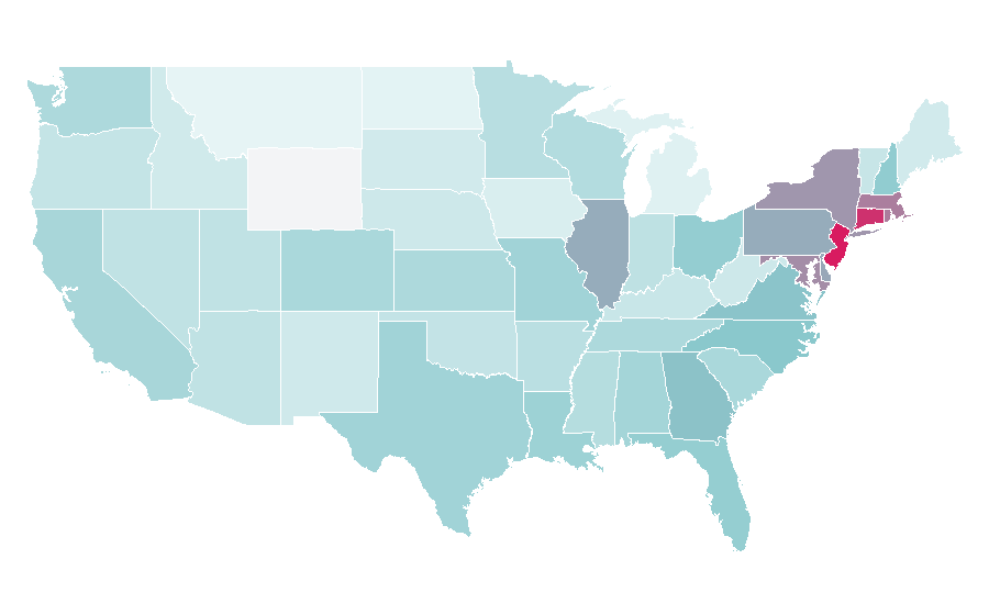 Affinity by region — Acura RDX, United States