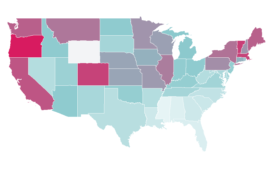 Affinity by region — Adam McKay, United States