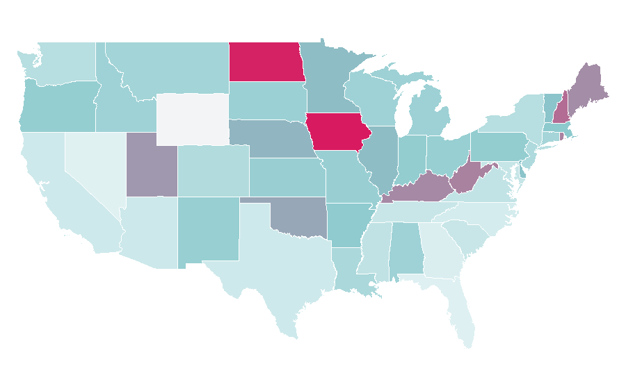 Affinity by region — AddictingGames, United States