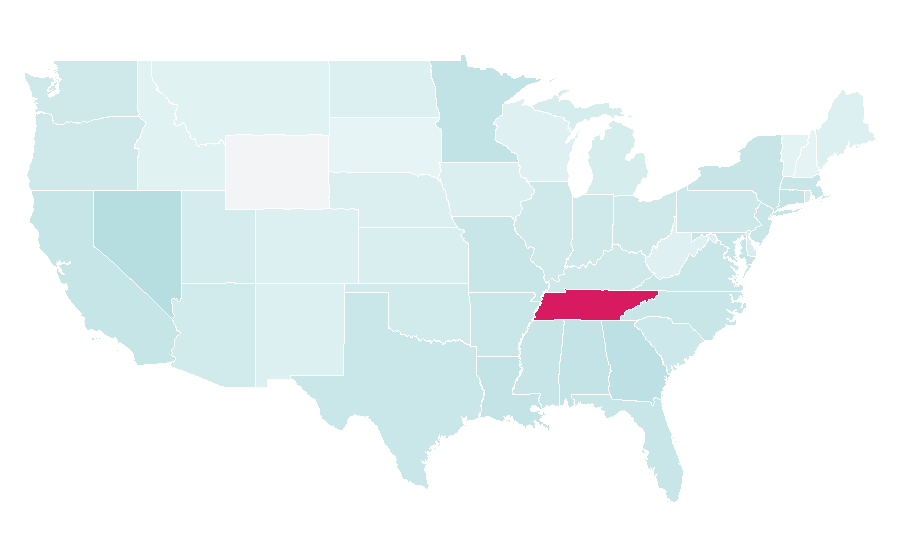 Affinity by region — Adele, United States