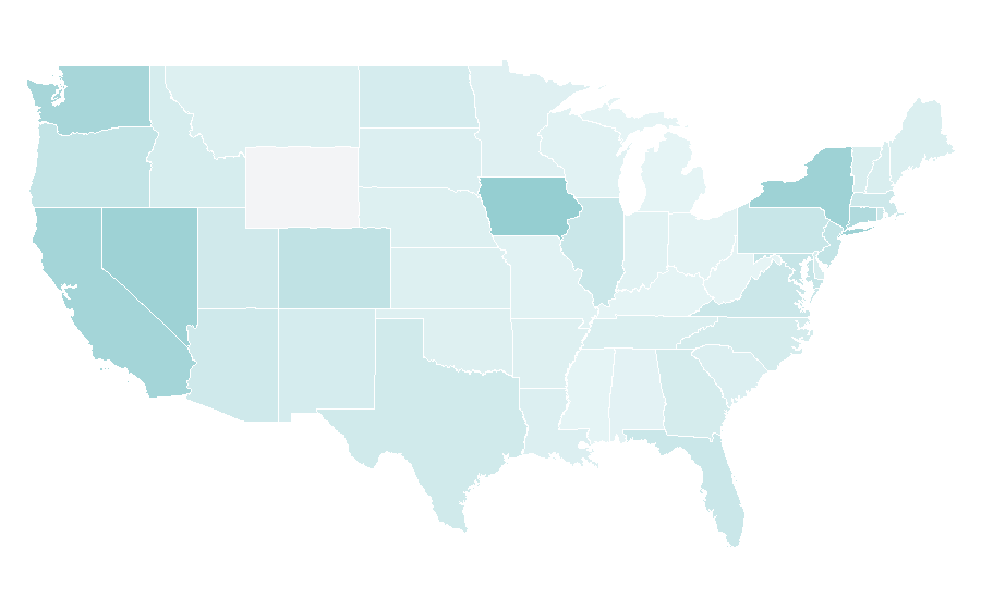 Affinity by region — Adobo, United States