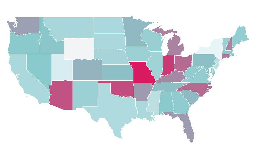 Affinity by region — Adopt-a-Pet.com, United States