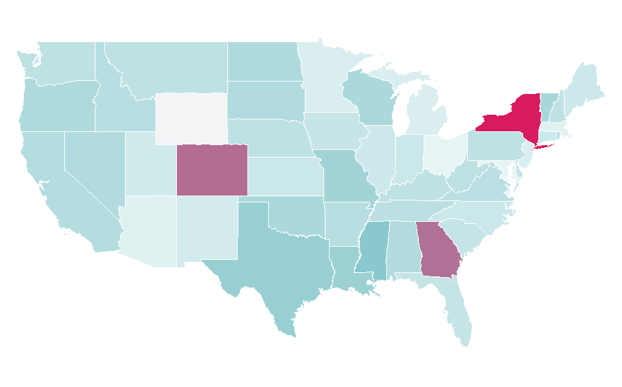 Affinity by region — Advertising campaign, United States