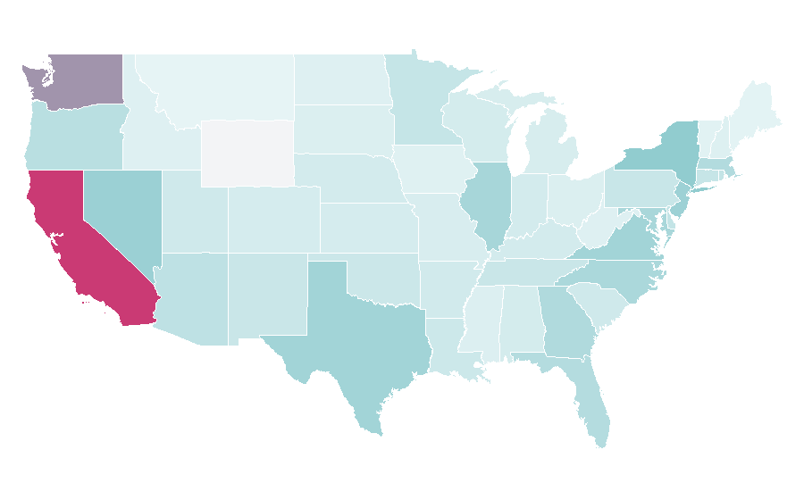 Affinity by region — Aespa, United States