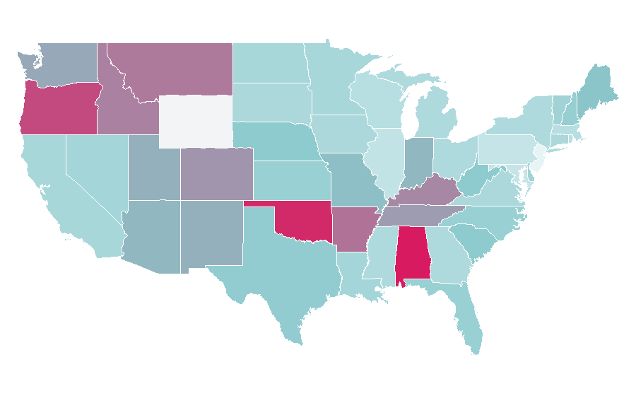 Affinity by region — Affenpinscher, United States