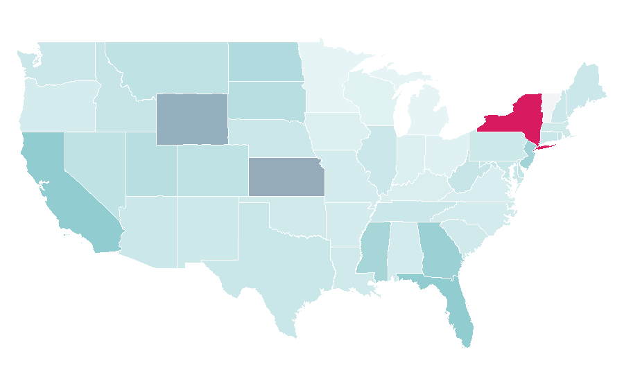 Affinity by region — Affiliate network, United States