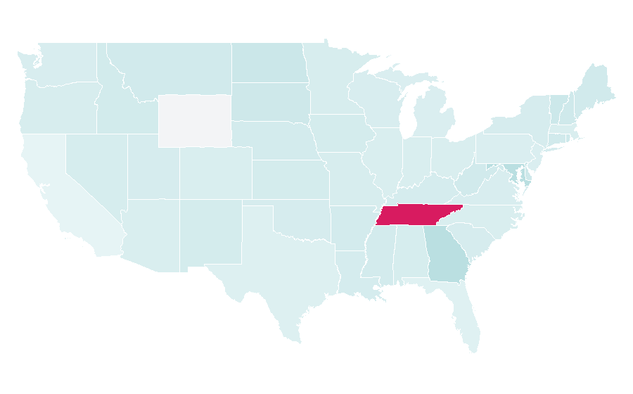 Affinity by region — african fashion, United States