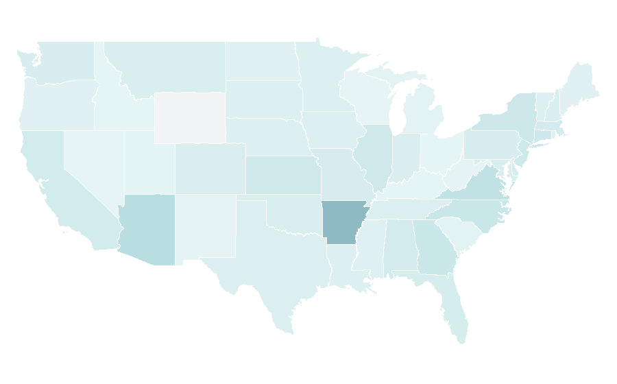 Affinity by region — African National Congress, United States