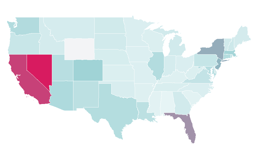 Affinity by region — Afrojack, United States