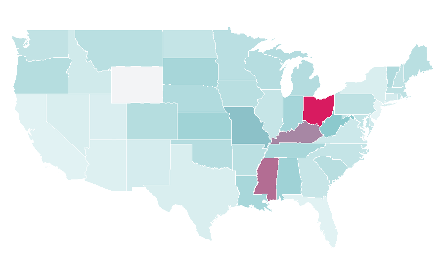 Affinity by region — Afroman, United States