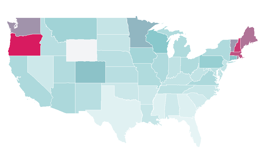 Affinity by region — Aimee Mann, United States
