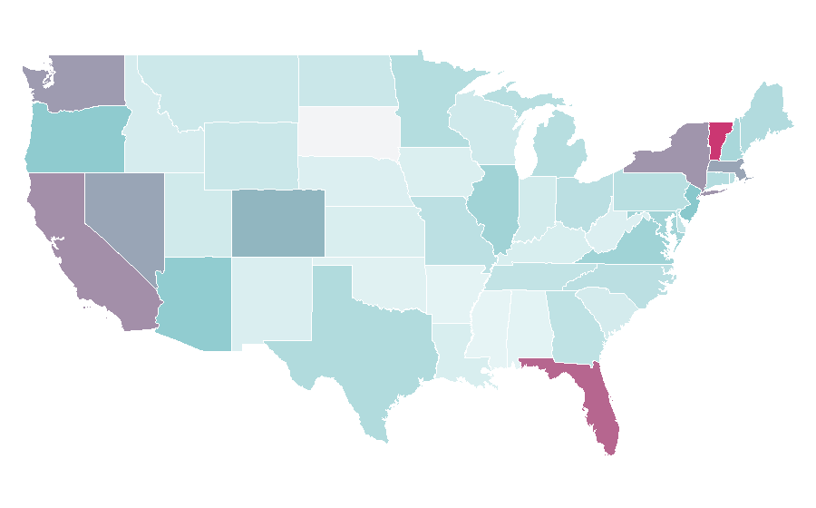 Affinity by region — Air Canada, United States