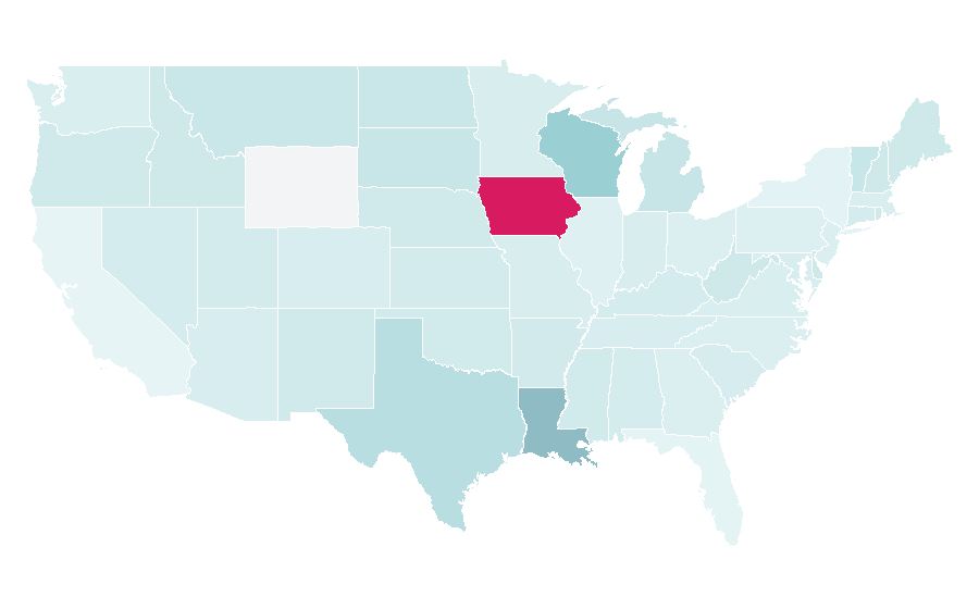 Affinity by region — Air-cooled engine, United States