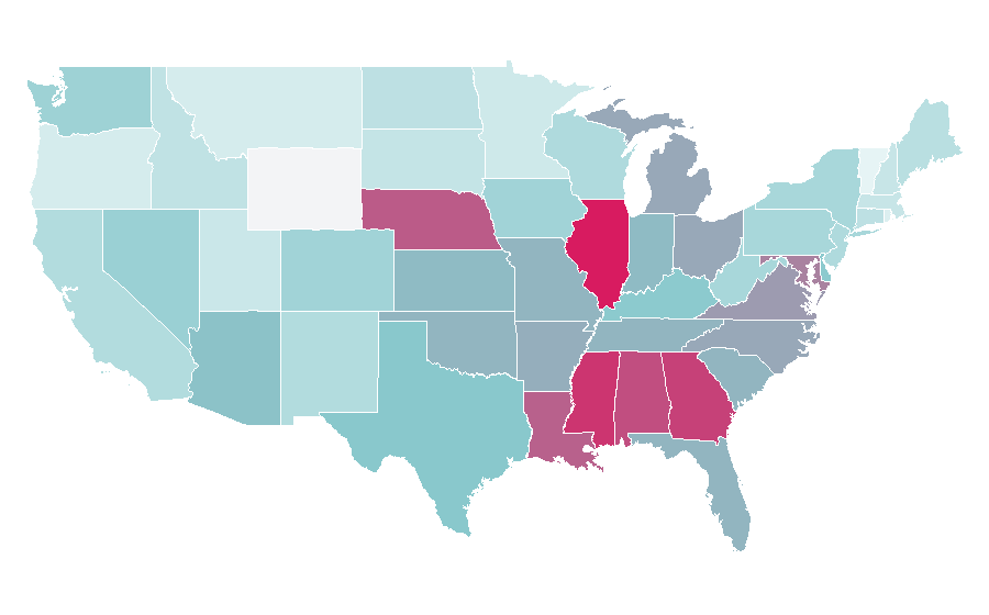 Affinity by region — Air Force One (film), United States