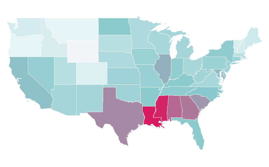 Affinity by region — Air freshener, United States