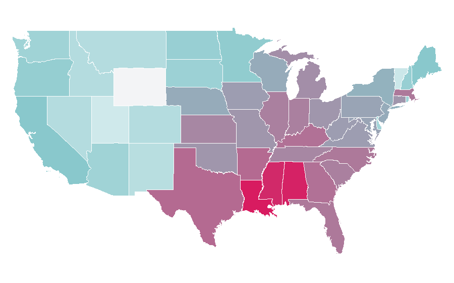 Affinity by region — Air fryer, United States