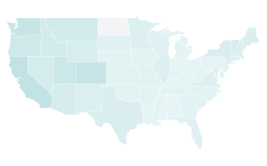 Affinity by region — Air New Zealand, United States
