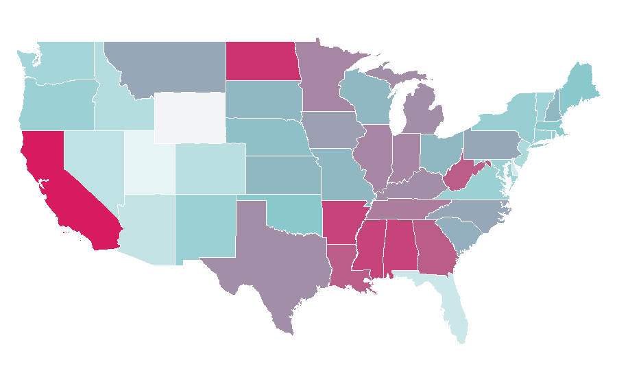 Affinity by region — Air purifier, United States