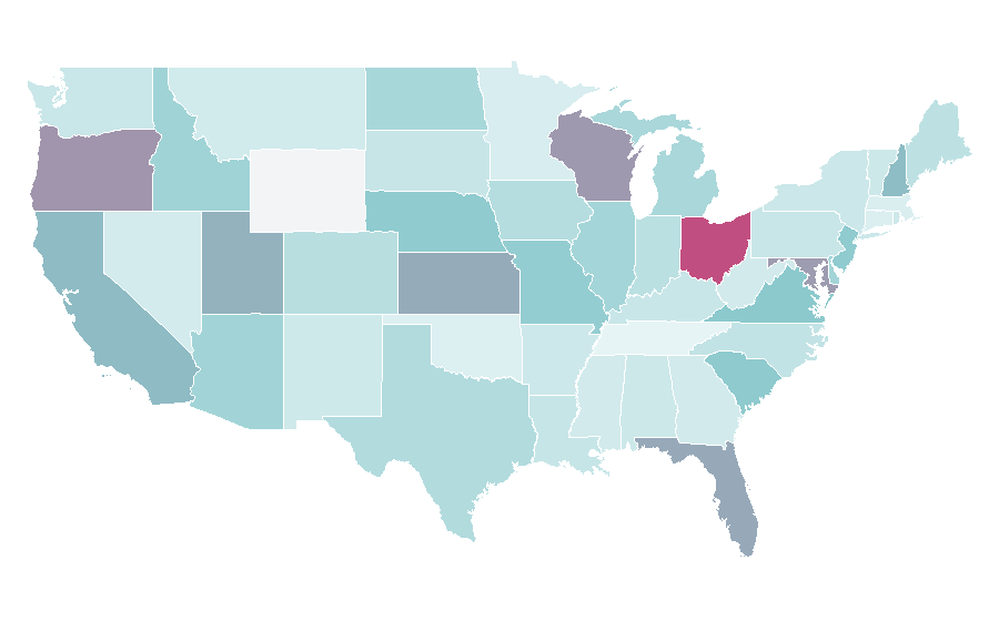 Affinity by region — Air show, United States